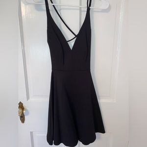 Lulus black mini dress